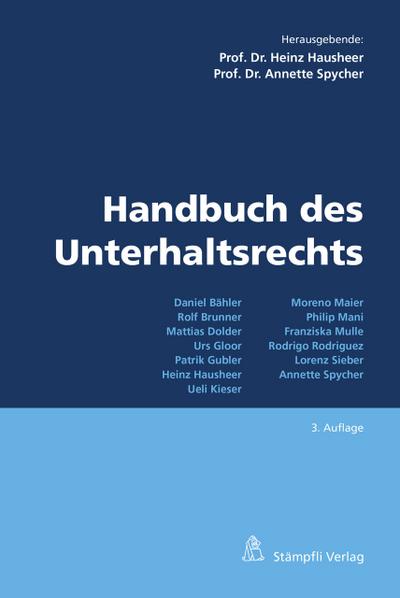 Handbuch des Unterhaltsrechts