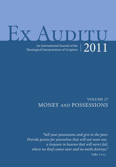 Ex Auditu - Volume 27