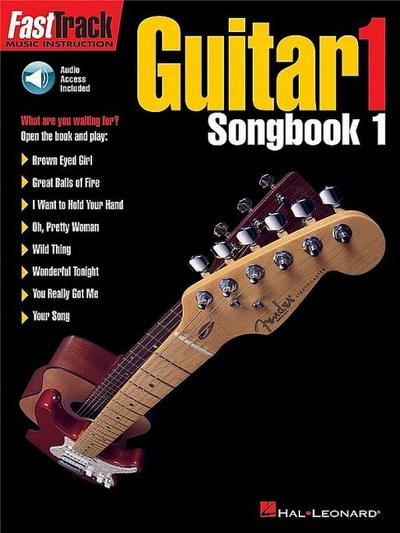 Fasttrack Guitar Songbook 1 - Level 1 Book/Online Audio - Hal Leonard Corp