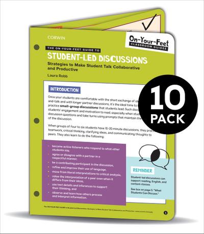 Bundle: Robb: The On-Your-Feet Guide to Student-Led Discussions: 10 Pack