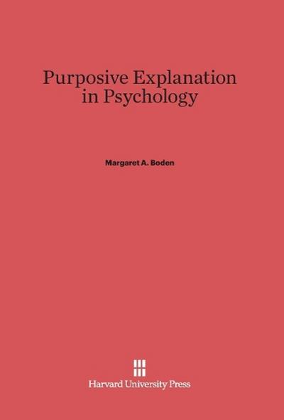 Purposive Explanation in Psychology