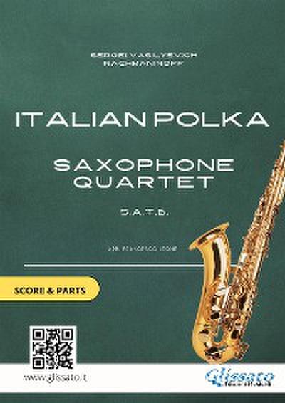 Saxophone sheet music for Quartet: Italian Polka