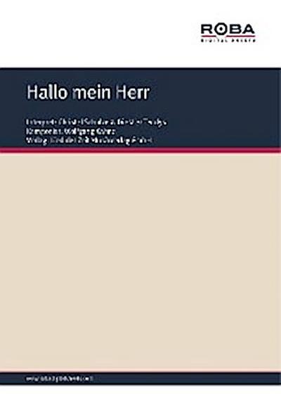 Hallo mein Herr