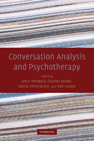 Conversation Analysis and Psychotherapy