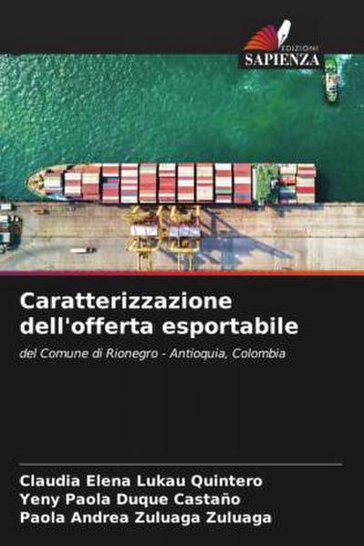 Caratterizzazione dell’offerta esportabile