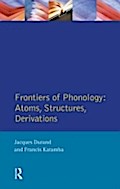 Frontiers of Phonology