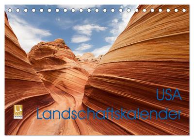 USA Landschaftskalender (Tischkalender 2024 DIN A5 quer), CALVENDO Monatskalender