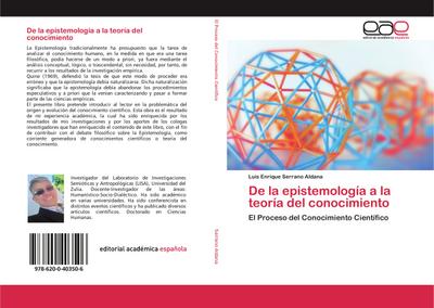De la epistemología a la teoría del conocimiento