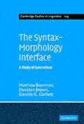 Syntax-Morphology Interface