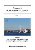 Progress in Powder Metallurgy