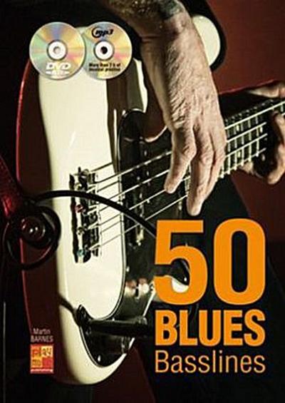 50 Blues Basslines, w. 1 MP3-CD + 1 DVD