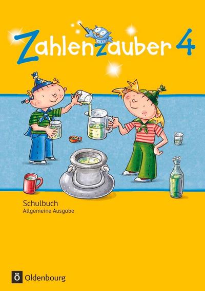 Zahlenzauber 4. Schuljahr - Allgemeine Ausgabe - Schülerbuch mit Kartonbeilagen