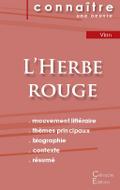 Fiche de lecture L’Herbe rouge (Analyse littéraire de référence et résumé complet)