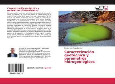 Caracterización geotécnica y parámetros hidrogeológicos