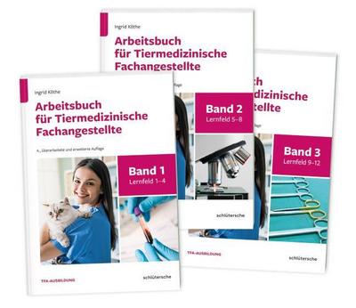 Arbeitsbücher für Tiermedizinische Fachangestellte 1-3