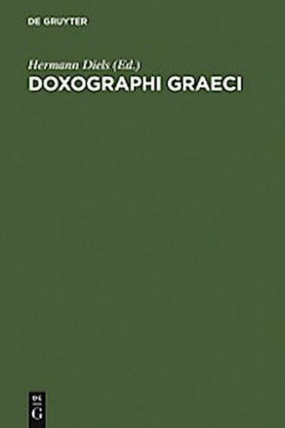Doxographi Graeci