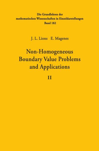 Non-Homogeneous Boundary Value Problems and Applications