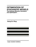 Optimization of Stochastic Models