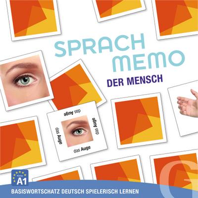 Hueber Verlag GmbH SPRACHMEMO Der Mensch: Basiswortschatz Deutsch spielerisch Lernen. Sprachspiel