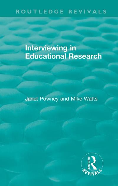 Interviewing in Educational Research