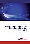 Potassium requirement of Bt and non-Bt cotton genotypes
