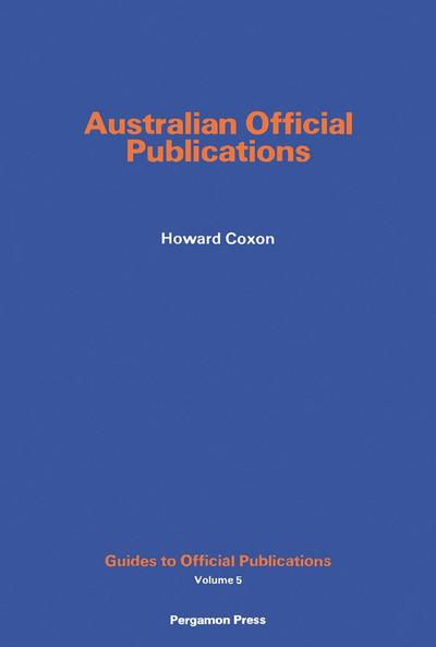 Australian Official Publications