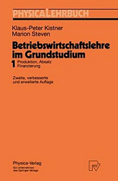 Betriebswirtschaftslehre im Grundstudium