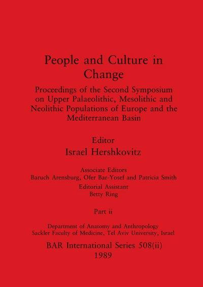 People and Culture in Change, Part ii