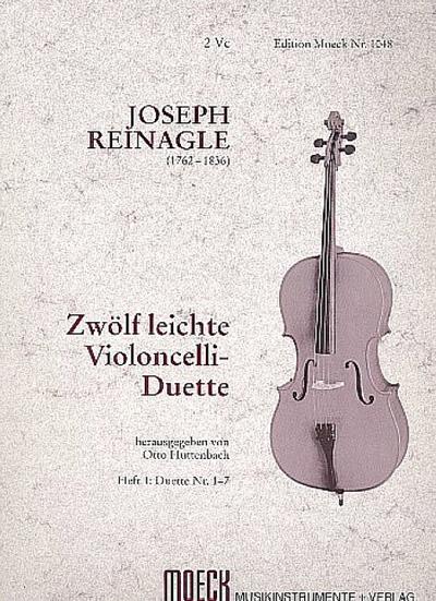 12 leichte Duette Band 1 (Nr.1-7)für 2 Violoncelli