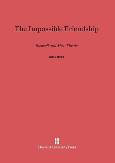 The Impossible Friendship