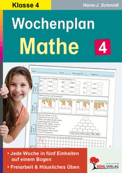 Wochenplan Mathe / Klasse 4