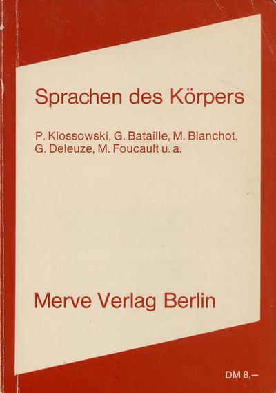 Klossow.,Sprach.d.Körpers