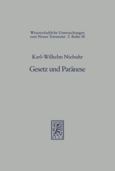 Gesetz und Paränese
