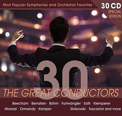 The Great Conductors, 30 Audio-CDs