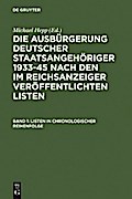 Listen in chronologischer Reihenfolge