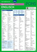 PONS Basiswortschatz auf einen Blick Englisch: Die kompakte Übersicht mit ca. 1000 Wörtern thematisch sortiert (PONS Auf einen Blick)