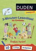 Duden Leseprofi - 3-Minuten-Leserätsel für Erstleser: Endlich Ferien!