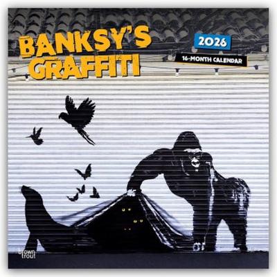 Banksy’s Graffiti 2026 - 16-Monatskalender