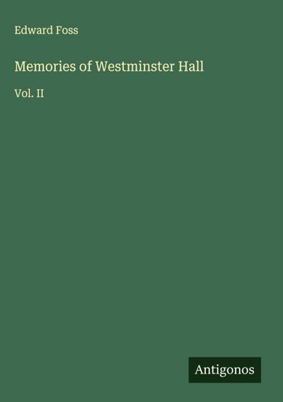 Memories of Westminster Hall