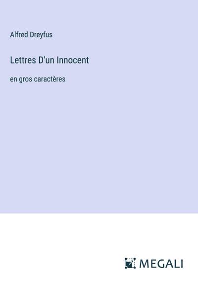 Lettres D’un Innocent