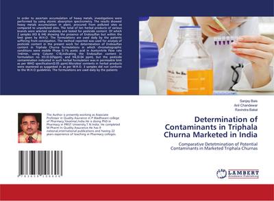 Determination of Contaminants in Triphala Churna Marketed in India