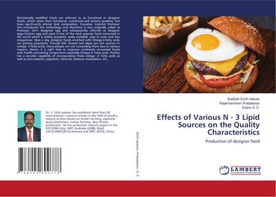 Effects of Various N - 3 Lipid Sources on the Quality Characteristics