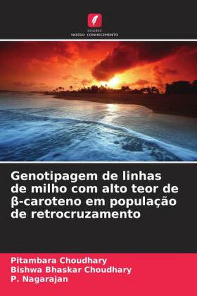 Genotipagem de linhas de milho com alto teor de ¿-caroteno em população de retrocruzamento