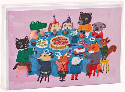 Teneues - Notecard Set: Dinner with Friends, 10 Notecards wi