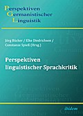 Perspektiven linguistischer Sprachkritik