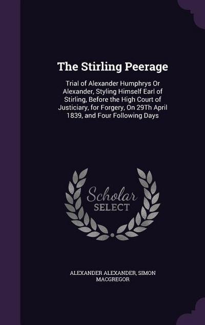 The Stirling Peerage