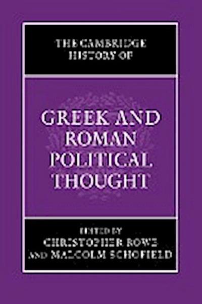 The Cambridge History of Greek and Roman Political Thought