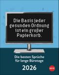Die besten Sprüche für lange Bürotage Tagesabreißkalender 2026