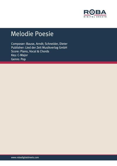 Melodie Poesie