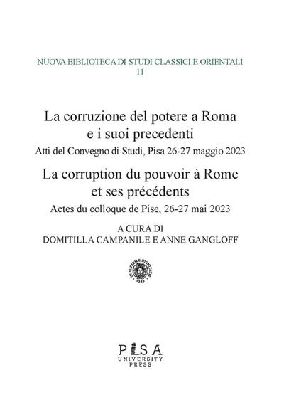 La corruzione del potere a Roma e i suoi precedenti